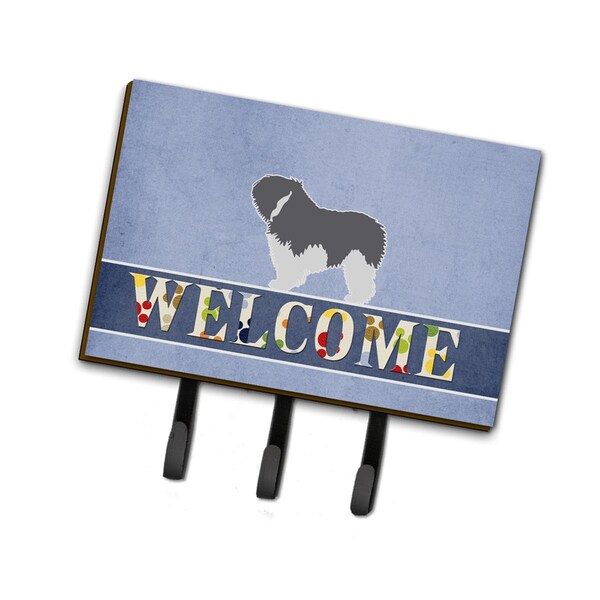 Carolines Treasures Polish Lowland Sheepdog Dog Welcome Leash or Key Holder BB5536TH68 - main